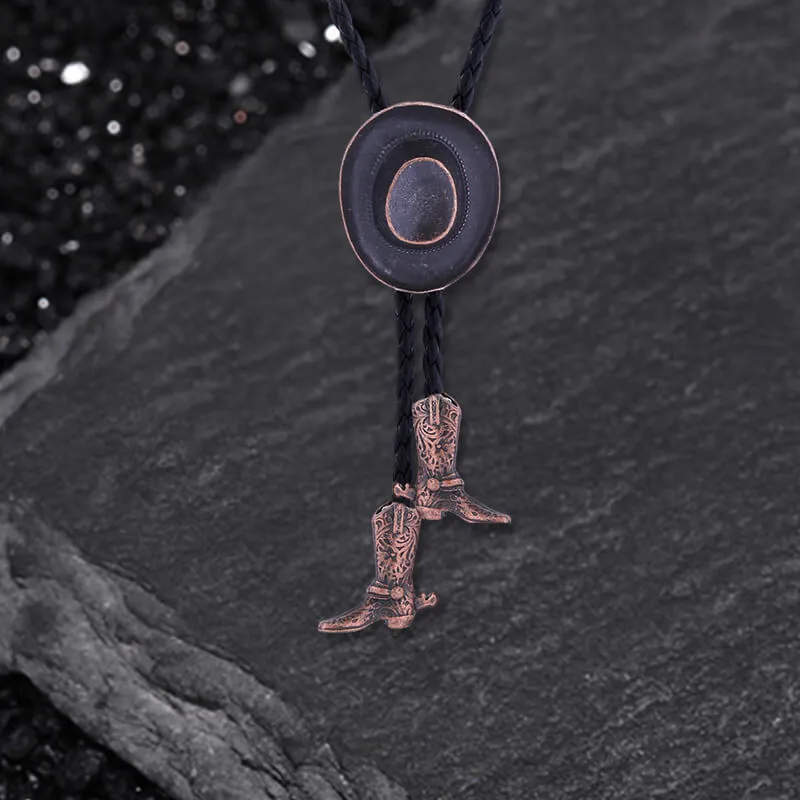 Classic Western Cowboy Hat Alloy Bolo Tie sold by GTHIC product image thumbnail 4