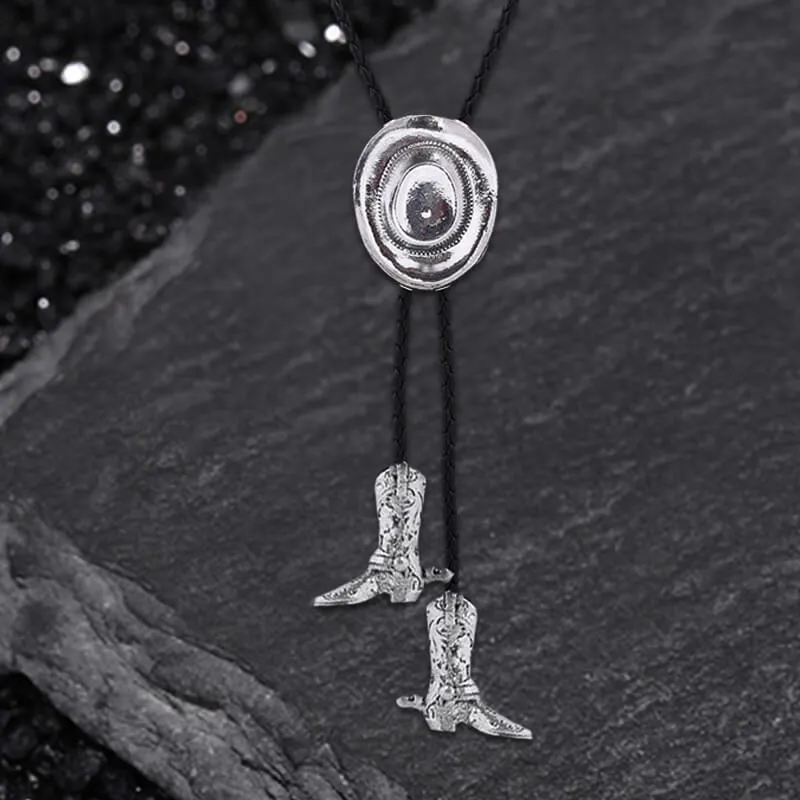 Classic Western Cowboy Hat Alloy Bolo Tie sold by GTHIC product image thumbnail 3