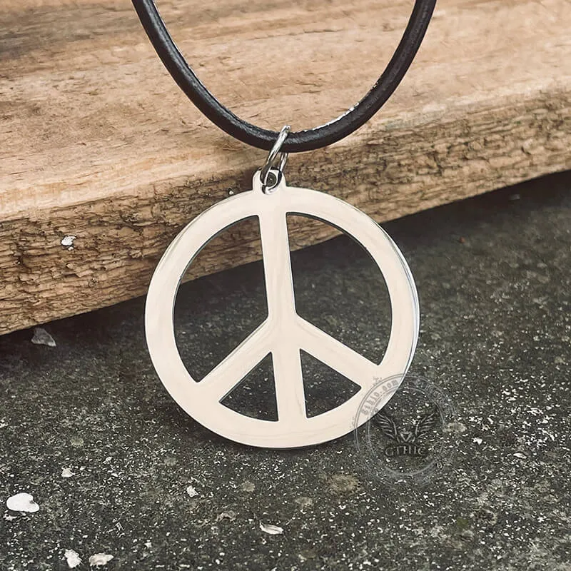Symbol Of Peace Stainless Steel Pendant sold by GTHIC