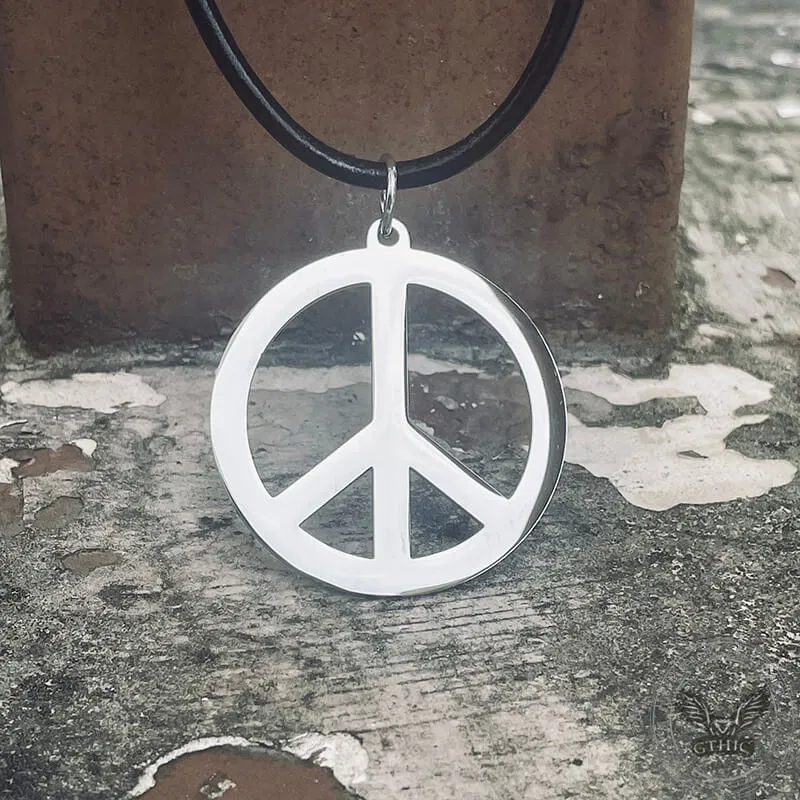 Symbol Of Peace Stainless Steel Pendant sold by GTHIC product image thumbnail 4
