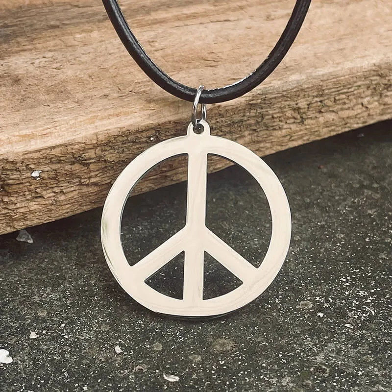Symbol Of Peace Stainless Steel Pendant sold by GTHIC product image thumbnail 5