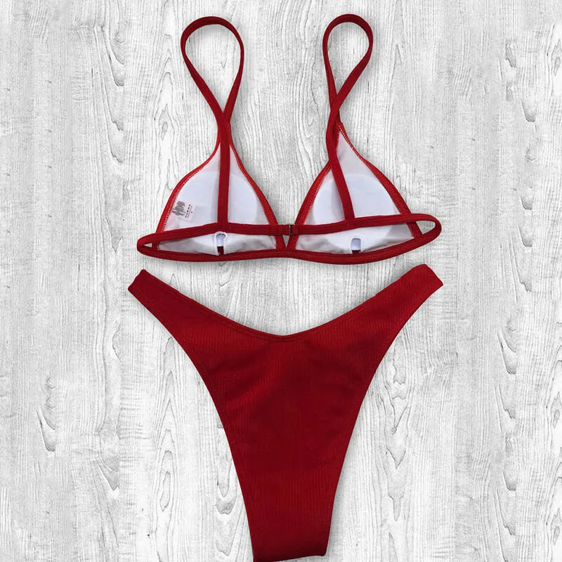 Gothic Letters Skull Print Bikini Set sold by GTHIC product image thumbnail 4