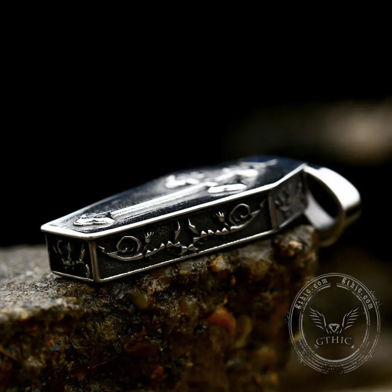 Eternal Lovers Stainless Steel Skull Pendant sold by GTHIC product image thumbnail 5