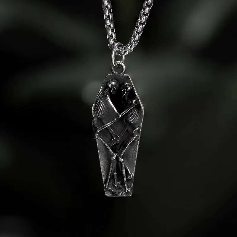 Eternal Lovers Stainless Steel Skull Pendant sold by GTHIC product image thumbnail 3