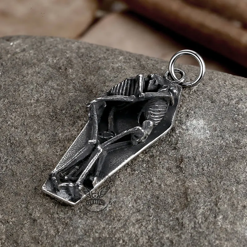 Eternal Lovers Stainless Steel Skull Pendant sold by GTHIC product image thumbnail 4