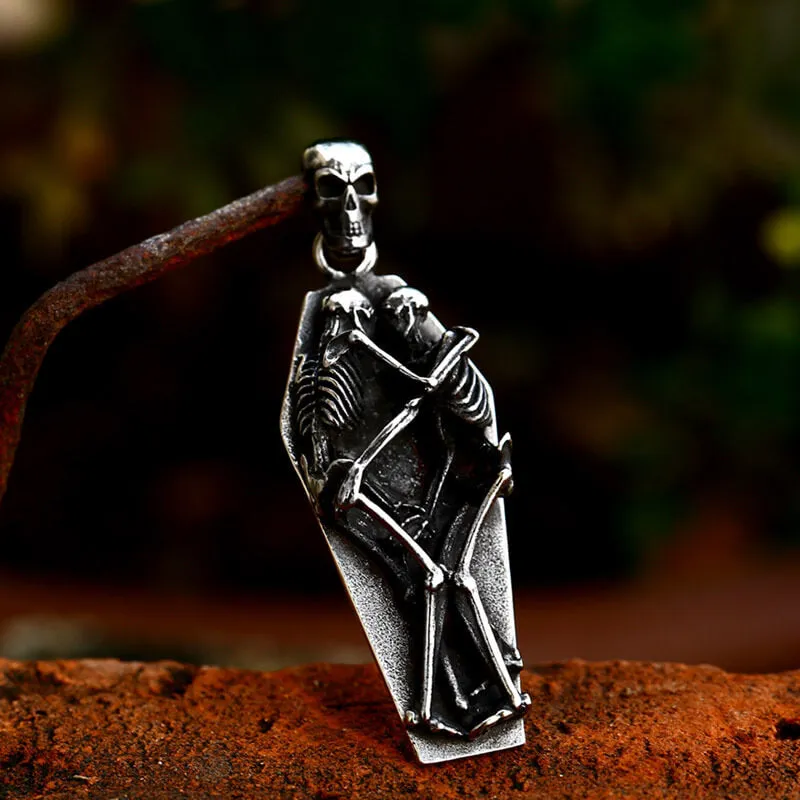 Eternal Lovers Stainless Steel Skull Pendant sold by GTHIC product image thumbnail 2