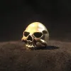Matte Texture Sterling Silver Skull Ring sold by GTHIC