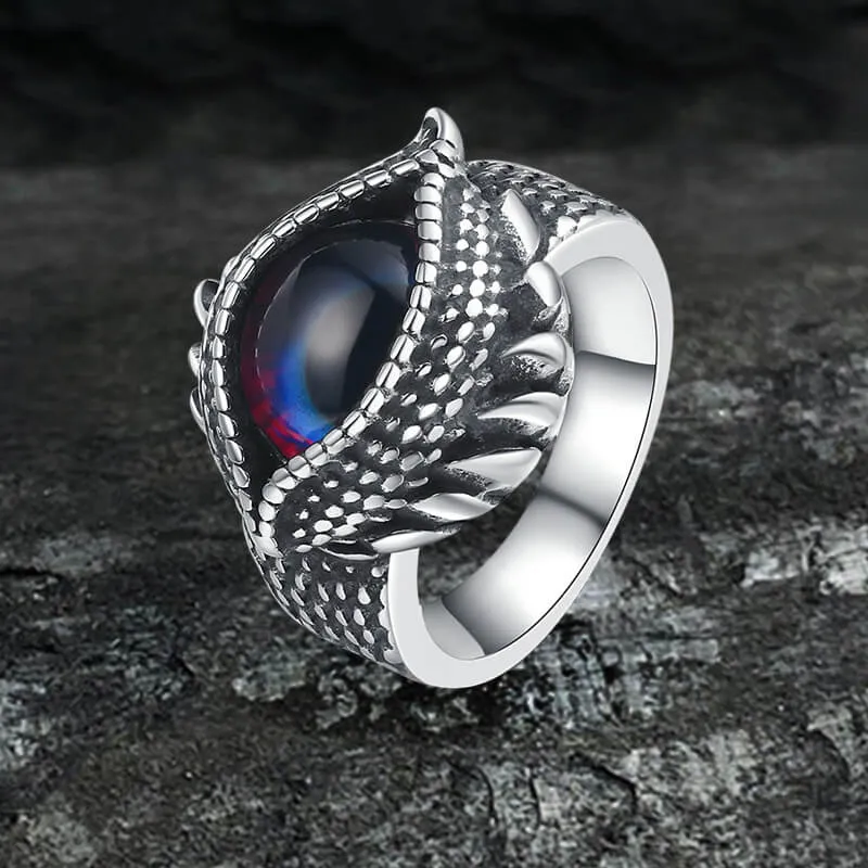 Gothic Evil Eye Stainless Steel Ring sold by GTHIC