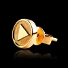 Triangle Geometric 18K Gold Stud Earrings sold by GTHIC