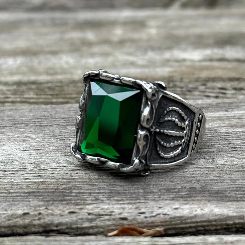 Gothic Crown Stainless Steel CZ Ring sold by GTHIC product image thumbnail 4