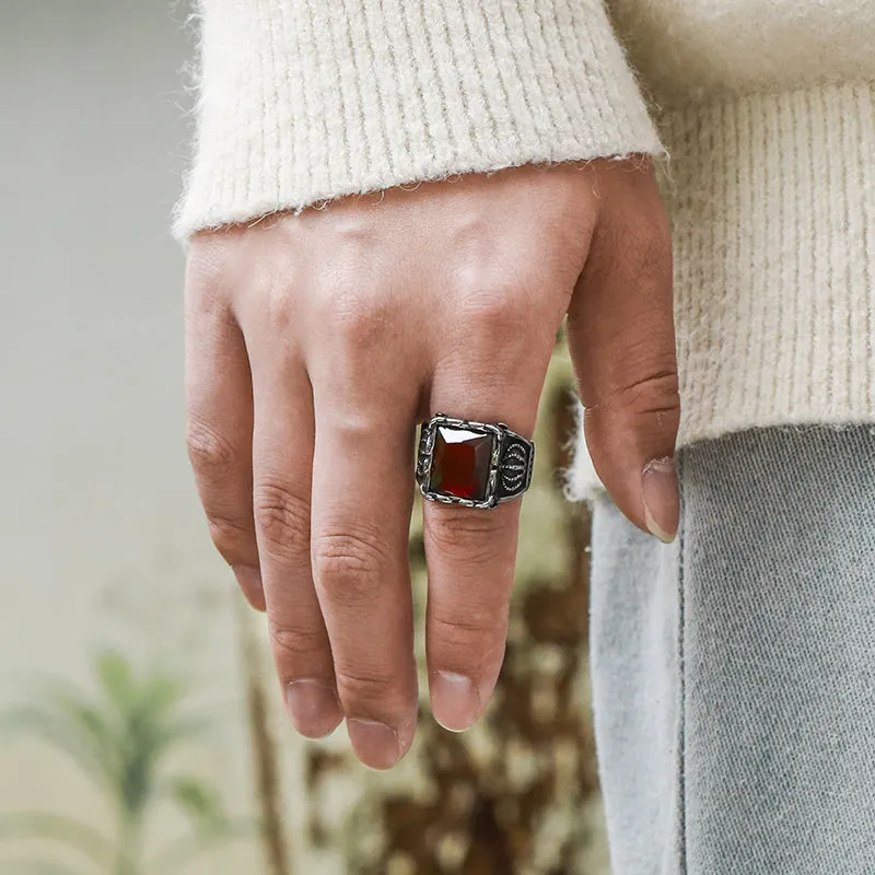 Gothic Crown Stainless Steel CZ Ring sold by GTHIC product image thumbnail 3