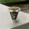 King of the Prairie Sterling Silver Lion Ring sold by GTHIC