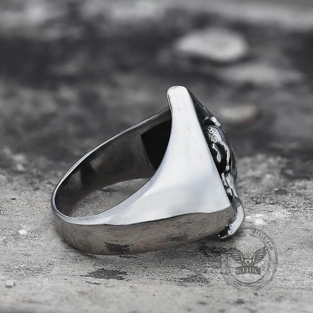Spades Stainless Steel Skull Ring sold by GTHIC product image thumbnail 5