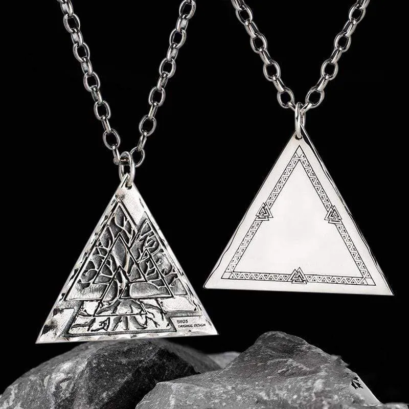 Valknut Life of Tree 925 Silver Viking Pendant sold by GTHIC