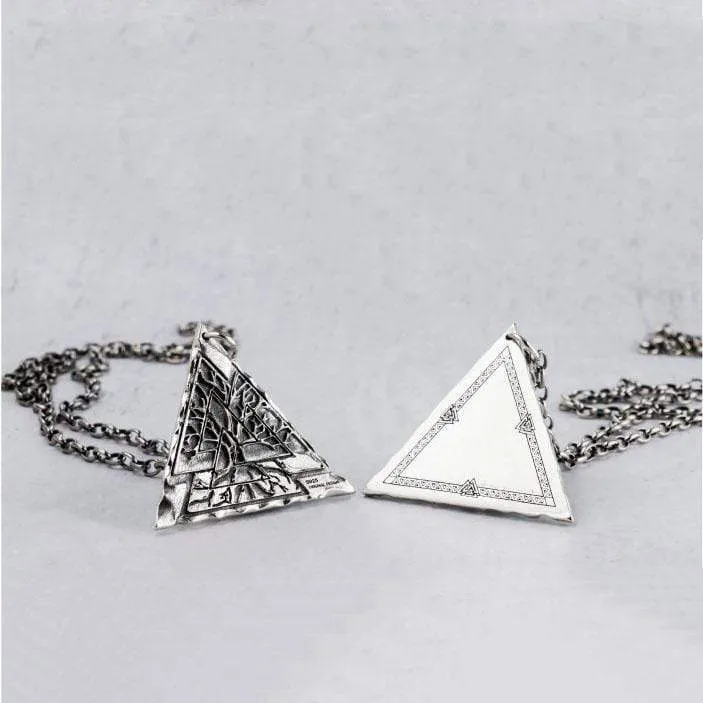 Valknut Life of Tree 925 Silver Viking Pendant sold by GTHIC product image thumbnail 3
