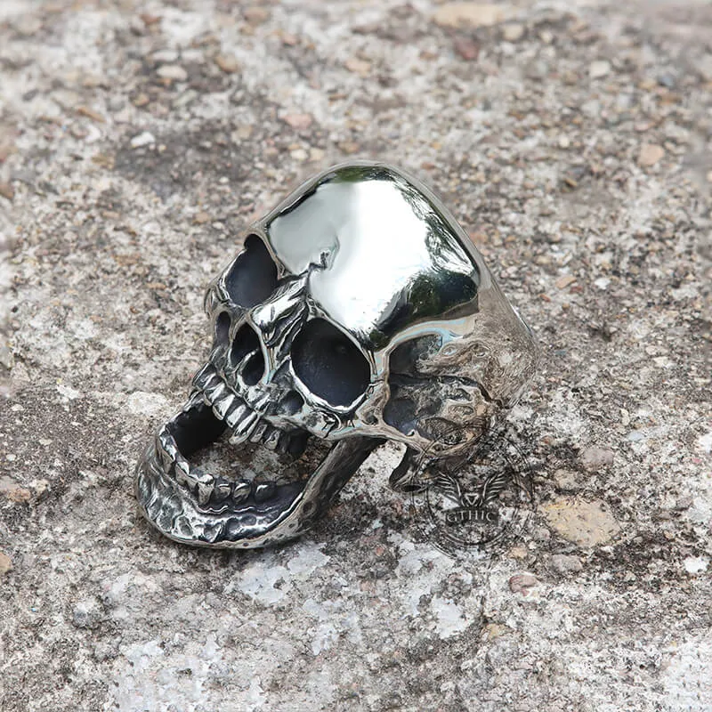 Roaring Stainless Steel Skull Ring sold by GTHIC product image thumbnail 3