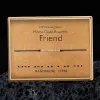 Friend Morse Code Sterling Silver Bracelet sold by GTHIC