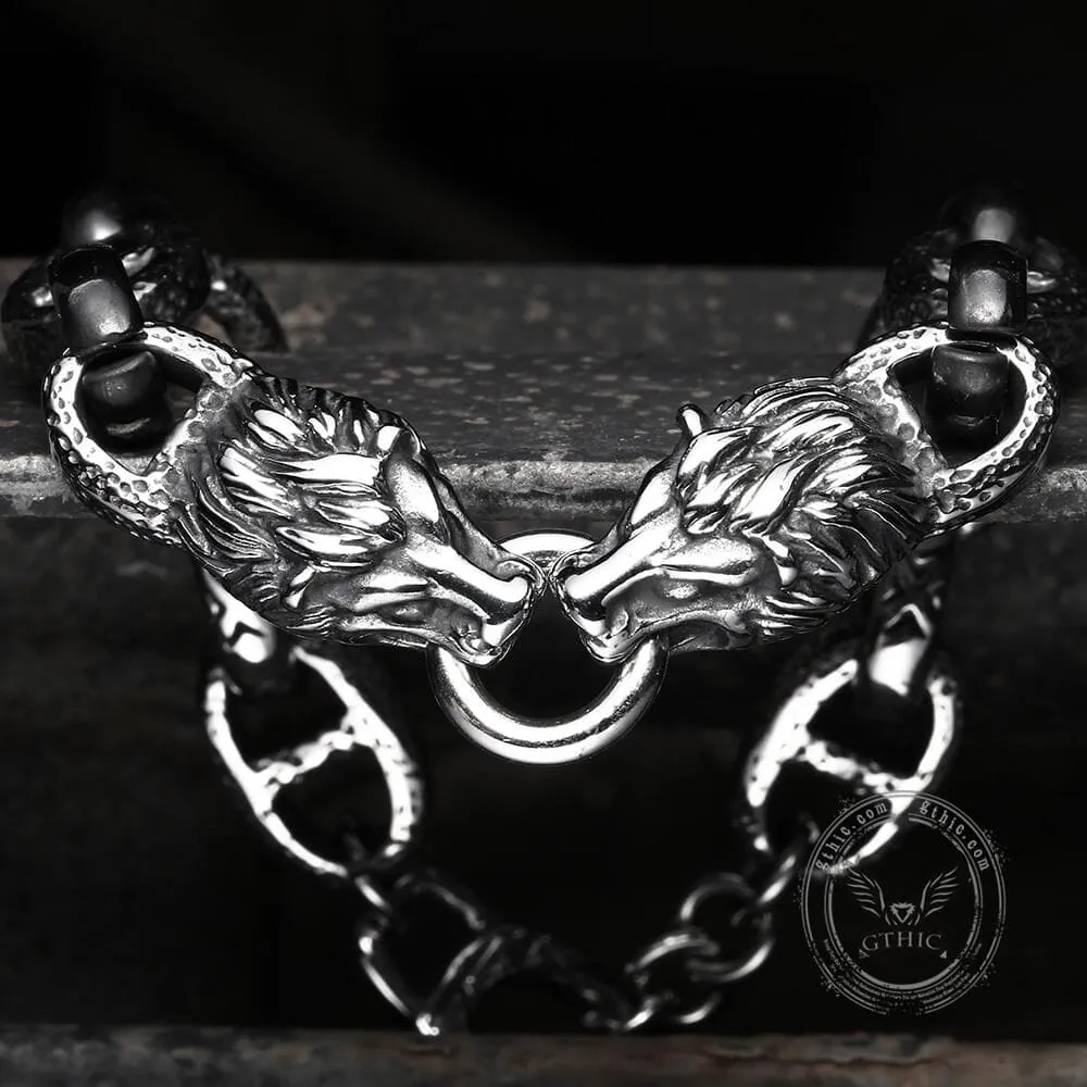 Lion Head Stainless Steel Skull Bracelet sold by GTHIC product image thumbnail 4