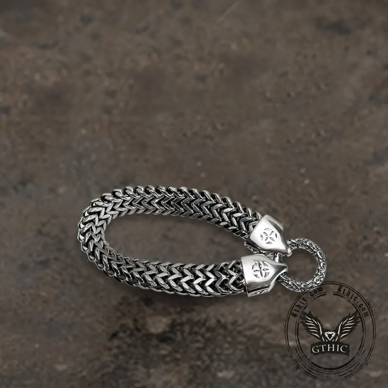 Simple Anchor Stainless Steel Wheat Chain Bracelet sold by GTHIC product image thumbnail 5