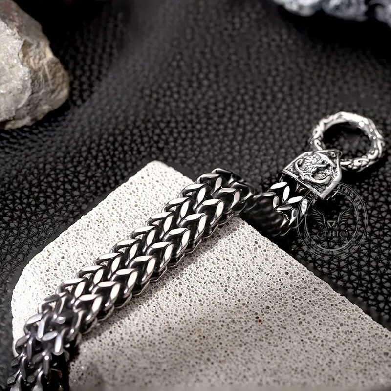 Simple Anchor Stainless Steel Wheat Chain Bracelet sold by GTHIC product image thumbnail 4