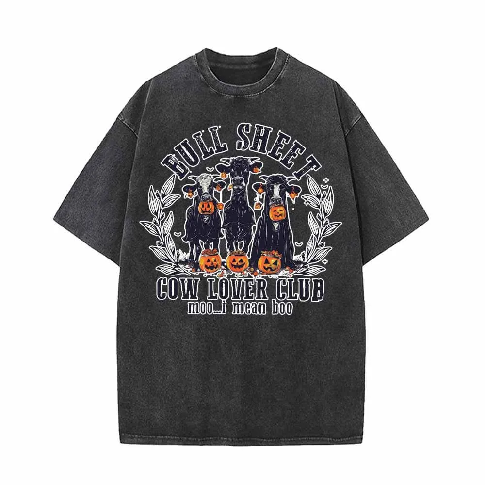 Funny Bull Sheet Vintage Washed T-shirt sold by GTHIC