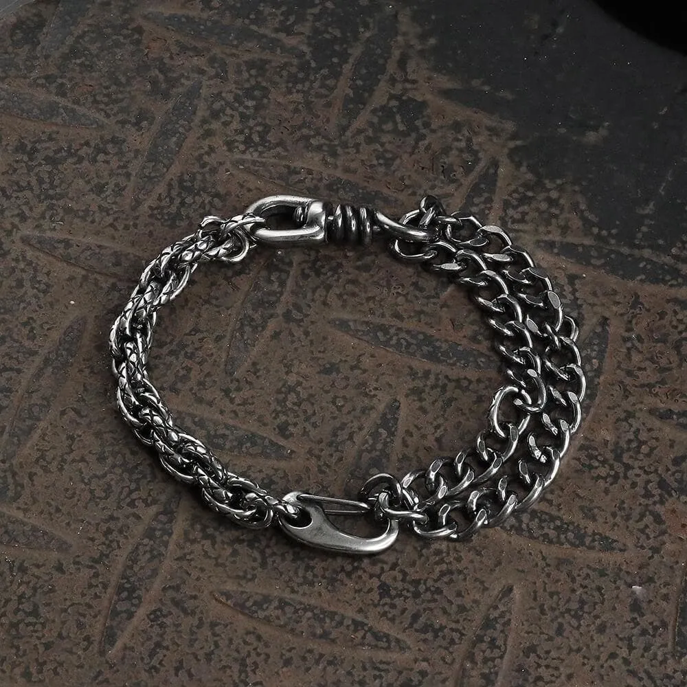 Classic Cuban Stainless Steel Bracelet sold by GTHIC product image thumbnail 3
