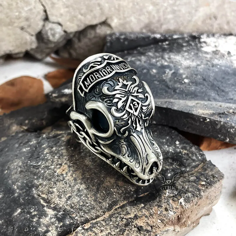 Days Gone Morior Invictus Sterling Silver Ring sold by GTHIC product image thumbnail 4