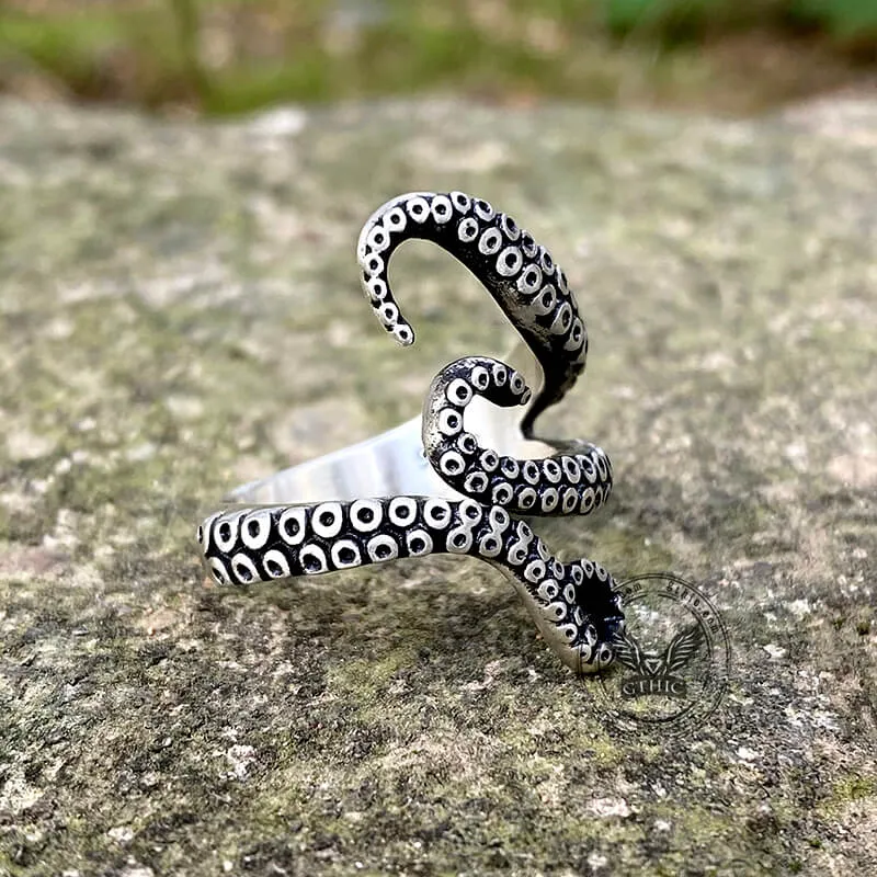 Octopus Arms Sterling Silver Ring sold by GTHIC product image thumbnail 4