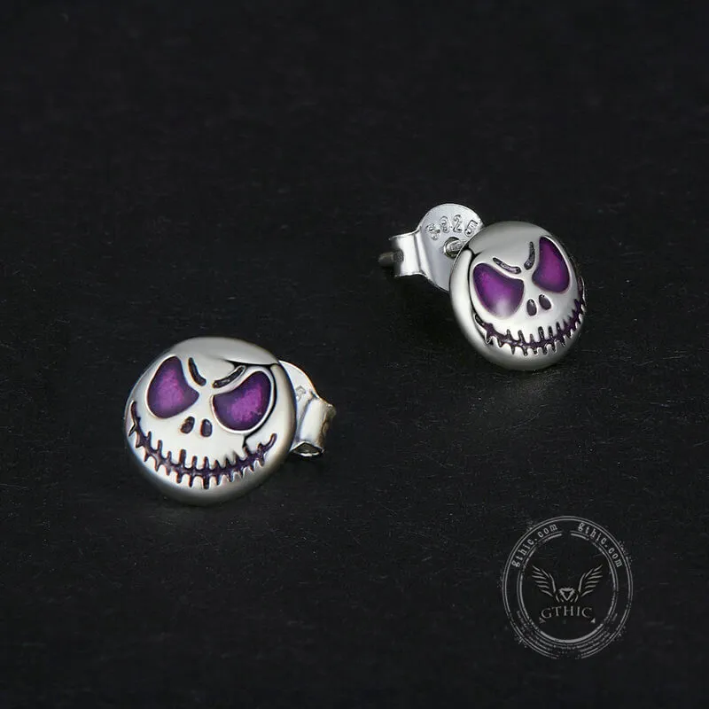 Halloween Luminous Ghost Sterling Silver Stud Earrings sold by GTHIC product image thumbnail 5