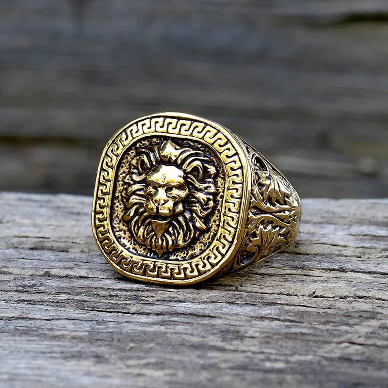 Domineering Lion Head Stainless Steel Ring sold by GTHIC product image thumbnail 4