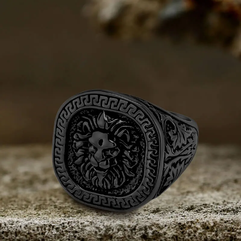 Domineering Lion Head Stainless Steel Ring sold by GTHIC product image thumbnail 5