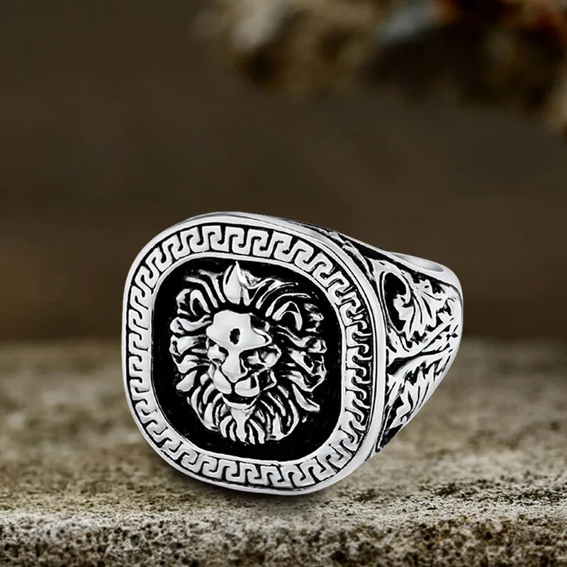 Domineering Lion Head Stainless Steel Ring sold by GTHIC product image thumbnail 3