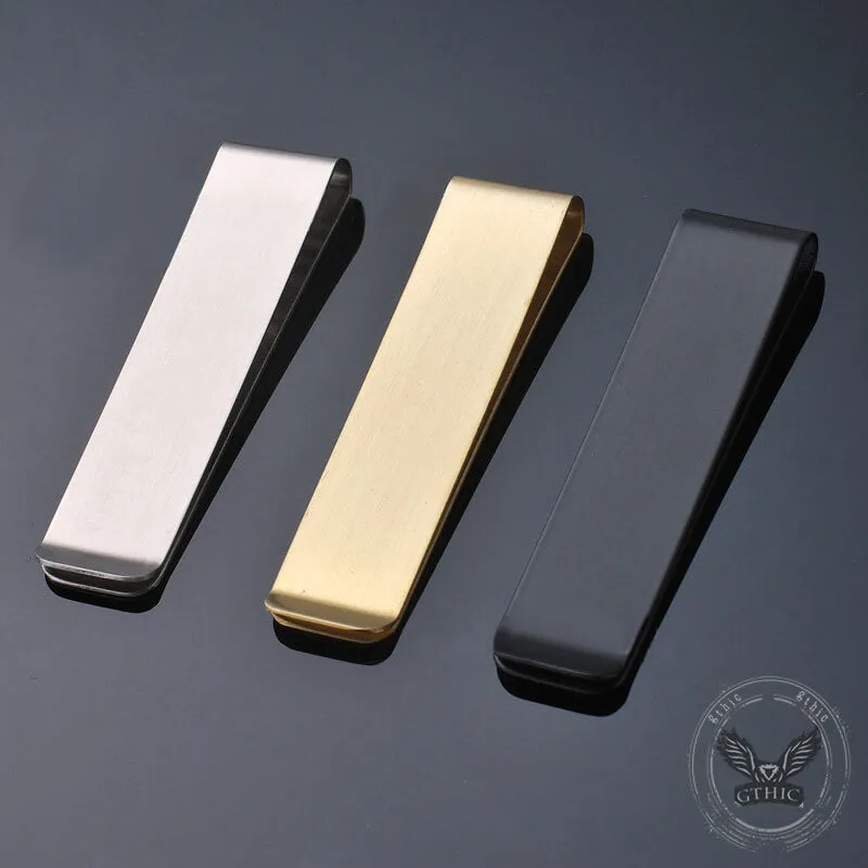 Solid Color Simple Alloy Money Clip sold by GTHIC