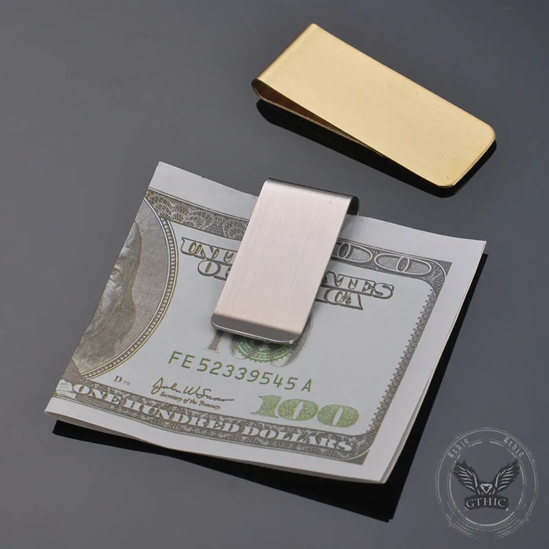 Solid Color Simple Alloy Money Clip sold by GTHIC product image thumbnail 2