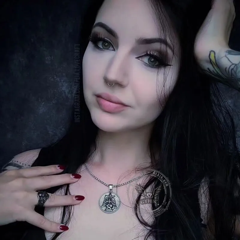 Baphomet Goat Stainless Steel Satanic Pendant sold by GTHIC product image thumbnail 2