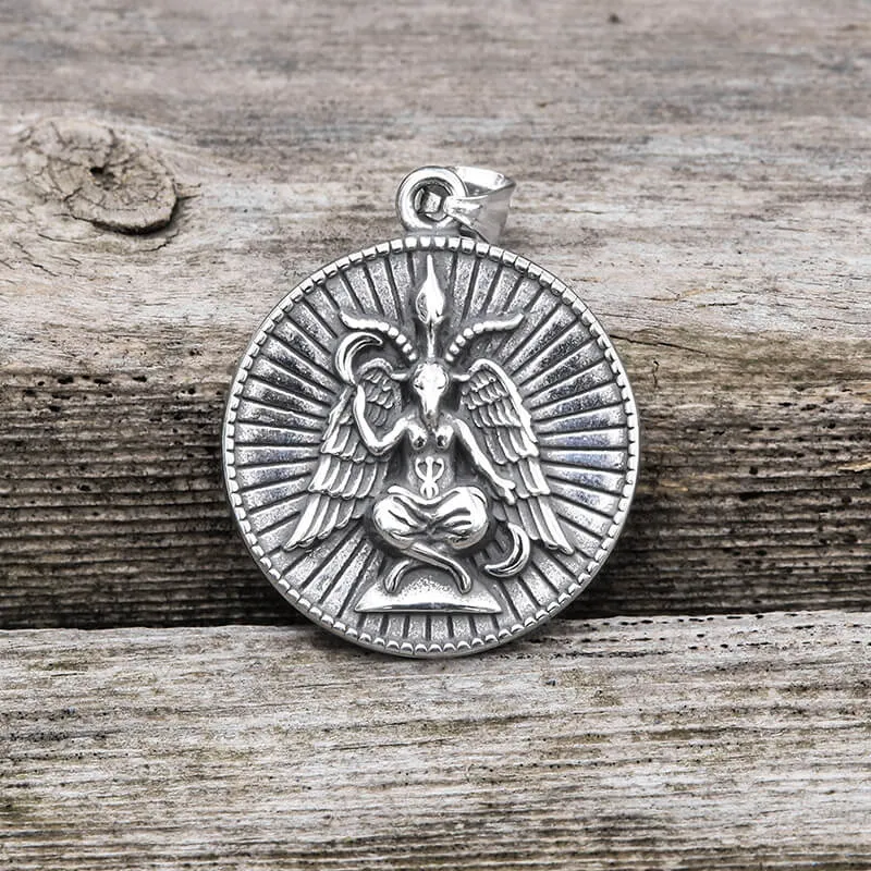 Baphomet Goat Stainless Steel Satanic Pendant sold by GTHIC product image thumbnail 5