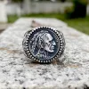 1938 Buffalo Hobo Nickel Sterling Silver Ring sold by GTHIC