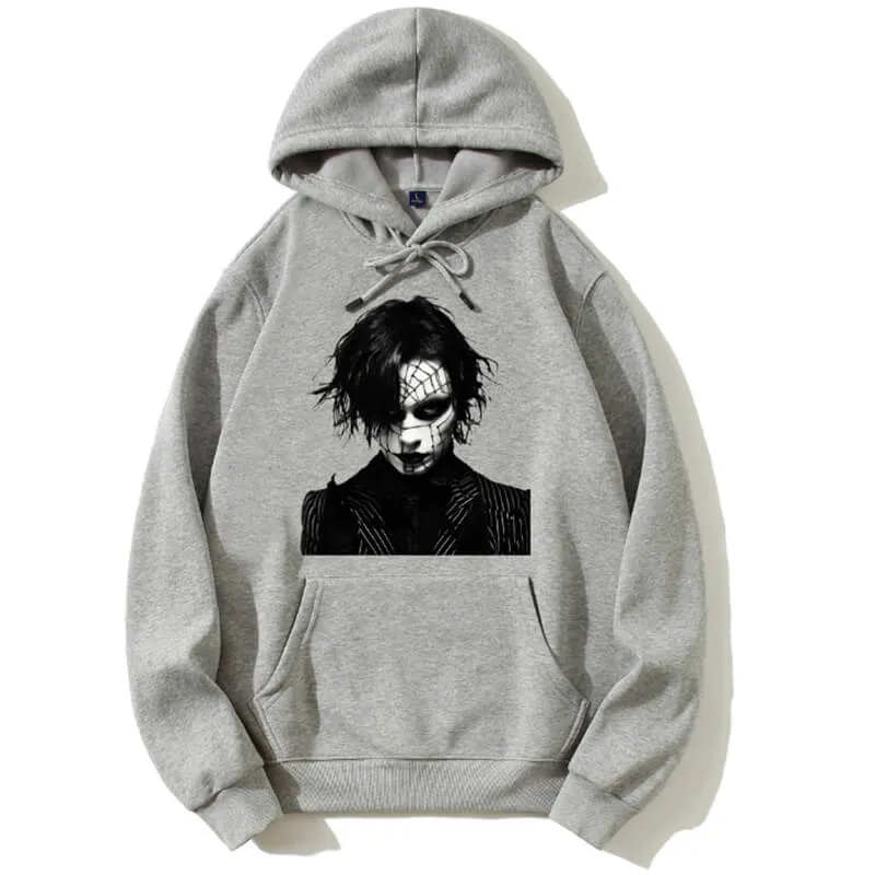 Horror Goth Men Print Casual Hoodie sold by GTHIC