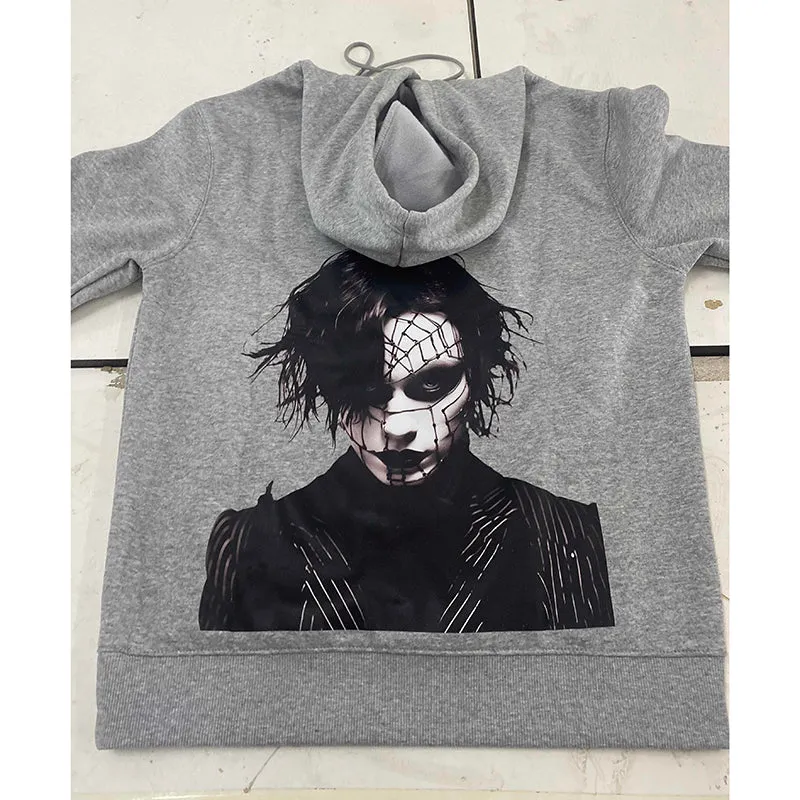 Horror Goth Men Print Casual Hoodie sold by GTHIC product image thumbnail 3