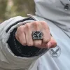 Baphomet Goat Stainless Steel Satan Ring sold by GTHIC