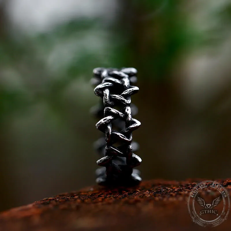 Star Of David Stainless Steel Band Ring sold by GTHIC product image thumbnail 4