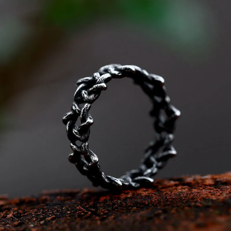 Star Of David Stainless Steel Band Ring sold by GTHIC