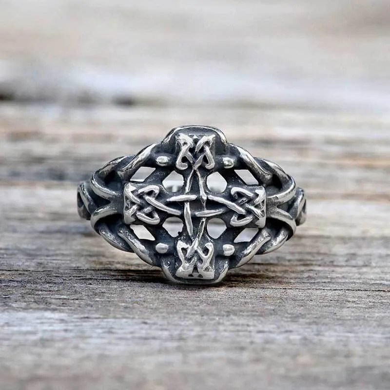 Viking Celtic Knot Stainless Steel Ring sold by GTHIC