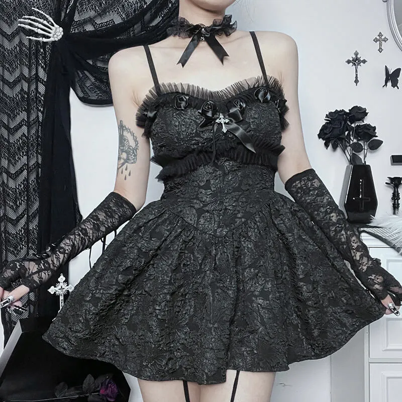 Gothic Rose Lace A Line Party Dress sold by GTHIC