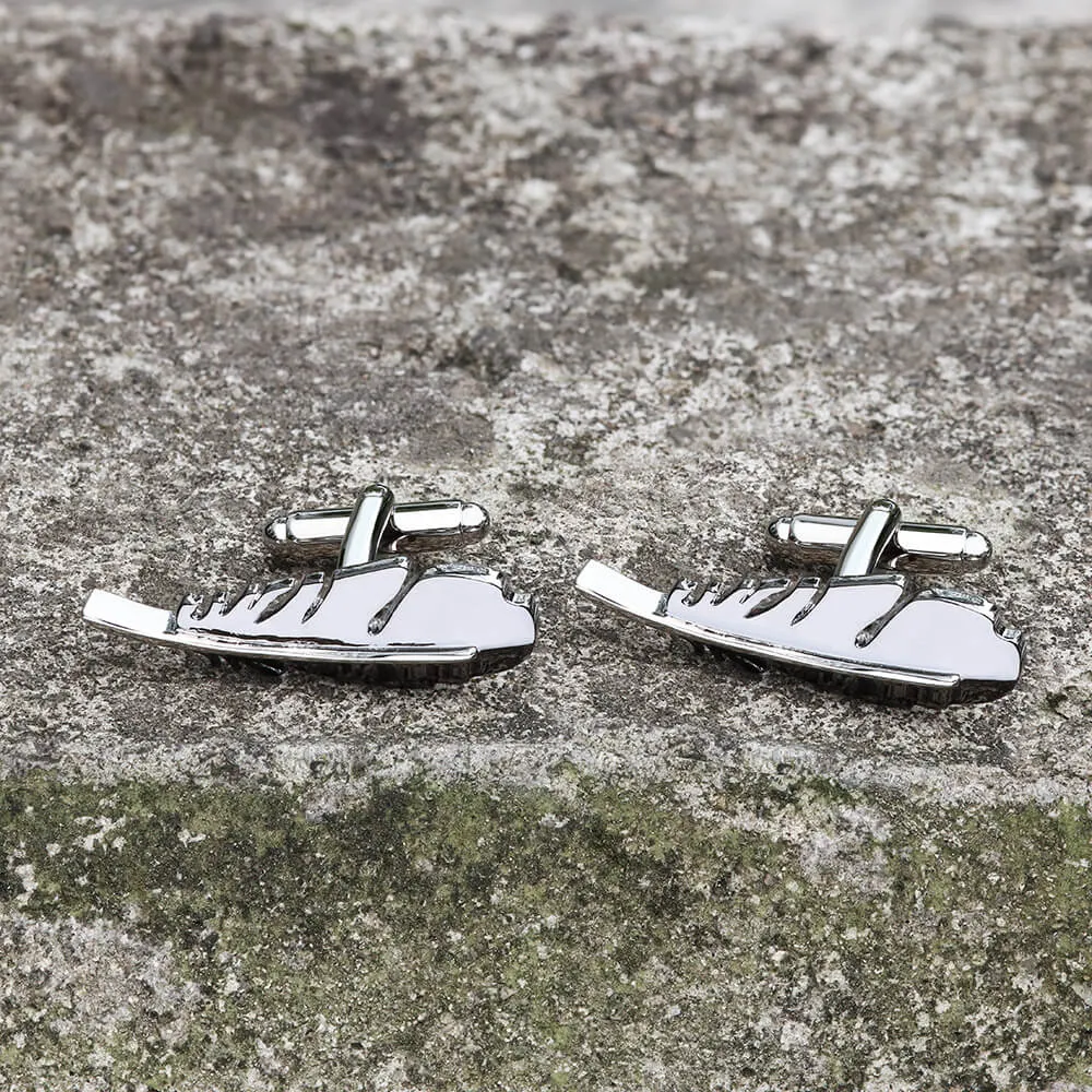 Angel Feather Brass Gothic Cufflinks sold by GTHIC product image thumbnail 2