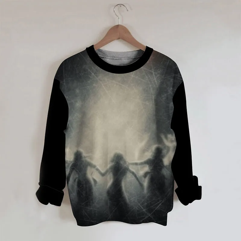 Gothic Twilight Dance Round Neck Sweatshirt sold by GTHIC