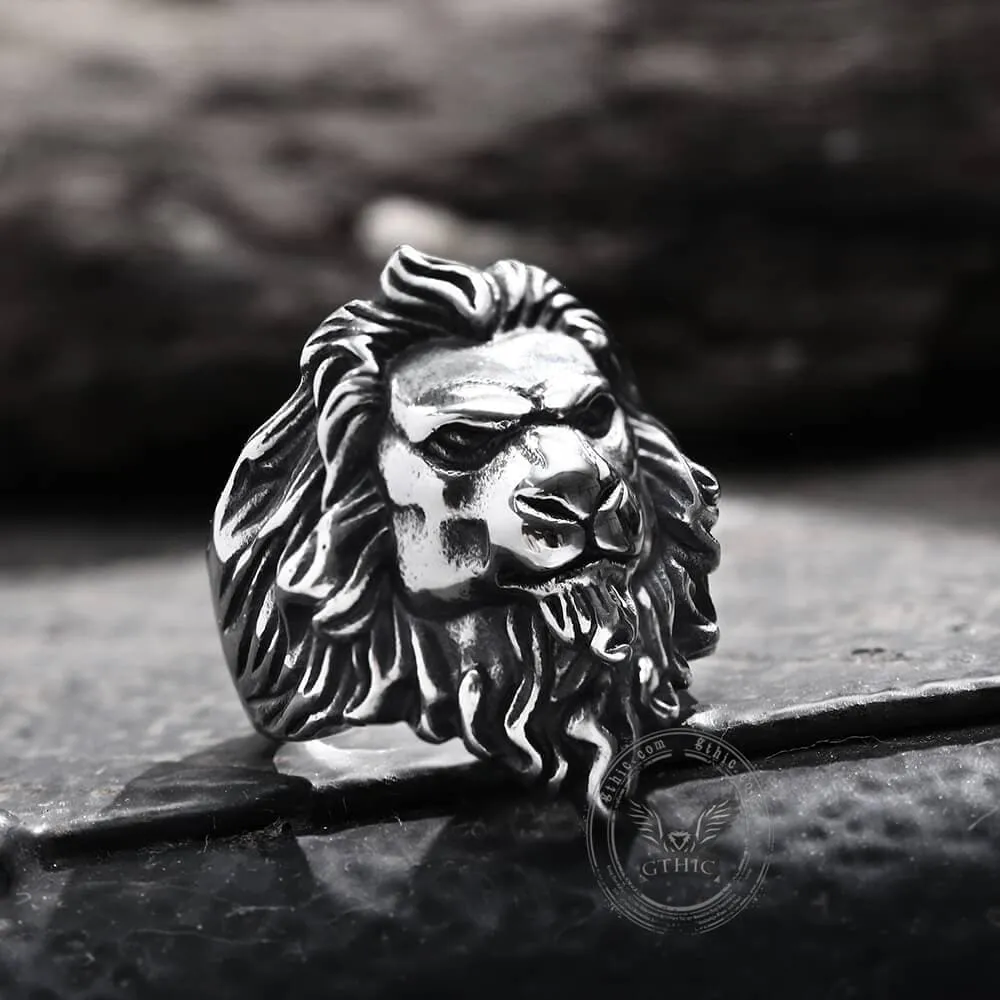 Baroque Lion Stainless Steel Ring sold by GTHIC product image thumbnail 4
