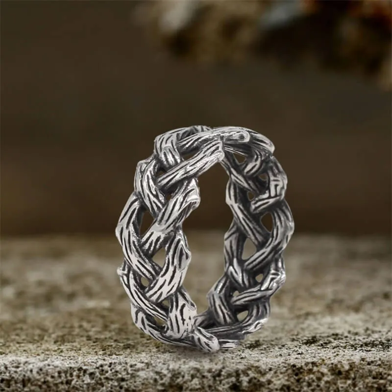 Vintage Braided Celtic Knot Stainless Steel Ring sold by GTHIC