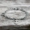 Punk Anchor Stainless Steel Chain Marine Bracelet sold by GTHIC