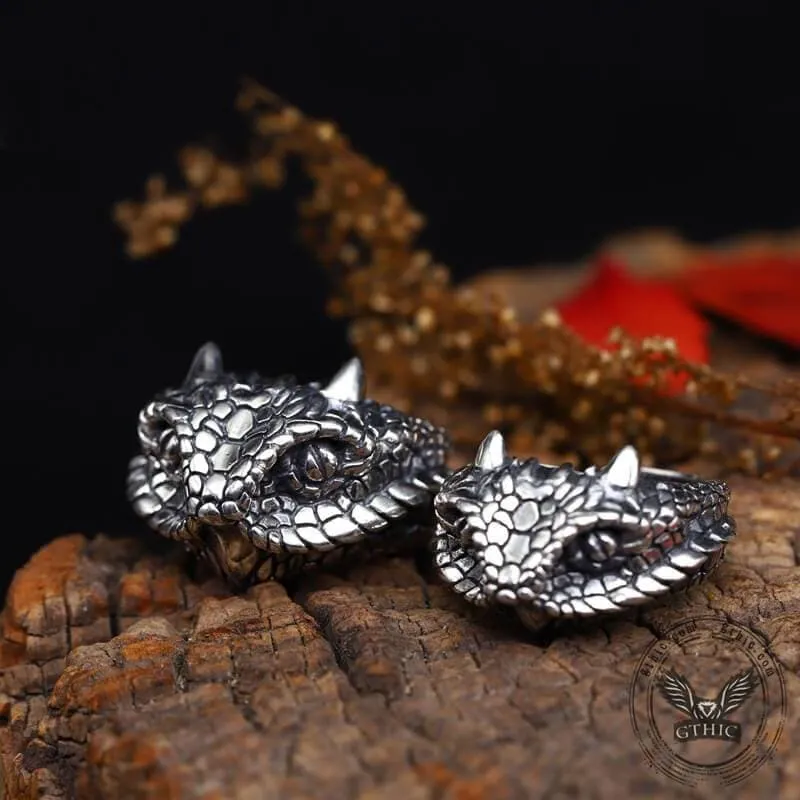 Vintage Cerastes Sterling Silver Animal Ring sold by GTHIC product image thumbnail 2